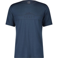 Scott Defined Merino SS Herren T-Shirt-Dunkel-Blau-XXL