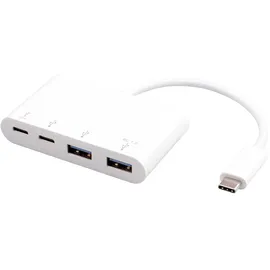 ESTUFF ES625002, USB 3.2 Gen 1 (3.1 Gen 1) Type-C, 10000 Mbit/s, Weiß,