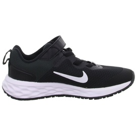 Nike Revolution 6 Kinder Sneaker, Black/White-Dk Smoke Grey, 28