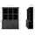 Woood Buffetschrank Lagos H 213 x B 163 cm schwarz