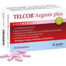 Quiris Healthcare GmbH & Co KG Telcor Arginin plus Filmtabletten 120 St.