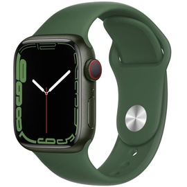 Apple Watch Series 7 GPS 41 mm Aluminiumgehäuse grün, Sportarmband klee