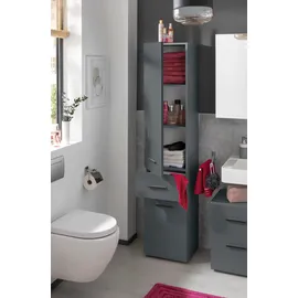 INOSIGN Skara Hochschrank 38 x 35 x 180 cm Grau