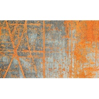 70 x 120 cm grau/orange