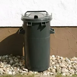 Floraworld Mülleimer mit Bügel Cargo (50 l, Grau)