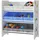 [en.casa] Kinderregal Boiro 60 x 62 x 30 cm Holzwerkstoff blau-grau