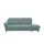 meinSofa Recamiere Mikrofaser 2-Sitzer Blau
