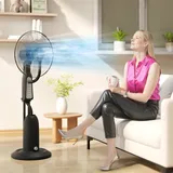 Homcom 125 cm Standventilator Schwarz