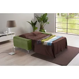 Egoitaliano Schlafcouch Mikrofaser 2-Sitzer Kiwi