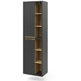 Vicco Viola Hochschrank 50 x 170 cm Anthrazit Holz