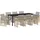 vidaXL Garten Essgruppe 9-tlg. Beige