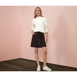 STREET ONE Veloursrock Damen Braun 44