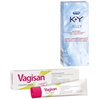 diverse Firmen Vagisan Feuchtcreme+K Y Jelly Gleitgel Set