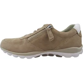 Gabor rollingsoft oasi Damen Sneaker, Frauen Halbschuhe,schnürschuhe,schnürer,straßenschuhe,Strassenschuhe,Sportschuhe,oasi/Weiss,39 EU / 6 UK