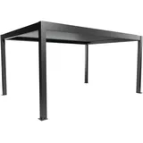 Biohort Pergola 5 m x 3,5 m Dunkelgrau-Metallic