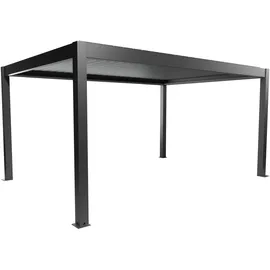 Biohort Pergola 5 m x 3,5 m Dunkelgrau-Metallic