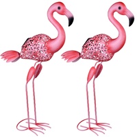 ETC Shop LED Solarleuchte, Flamingo, pink, Höhe 74 cm