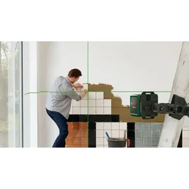 Bosch Quigo Green Kreuzlinienlaser mit Stativ