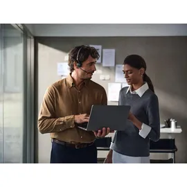 Shokz OpenMeet Knochenschall-Headset schwarz