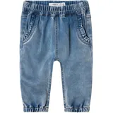 NAME IT Nbfrose R Frill Jeans Regular-fit blau 68