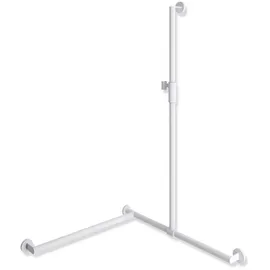 Hewi System 900 Duschhandlauf mit Haltegriff 1250 x 765 x 765 mm weiß