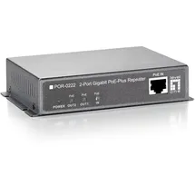 LevelOne POR-0222 2-Port Gigabit PoE-Plus Repeater - - 10Base-T, 100Base-TX, 1000Base-T