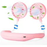 Tragbarer Usb-nackenventilator, 360 Grad, Freihändig, Zur Erfrischung Zu Hause, Im Büro Und Auf Reisen.
