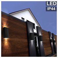 ETC Shop 5er Set LED Außen Wand Strahler Terrassen