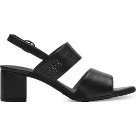 Jana Damen Sandalen mit Absatz Festlich Vegan, Schwarz (Black), 39 EU