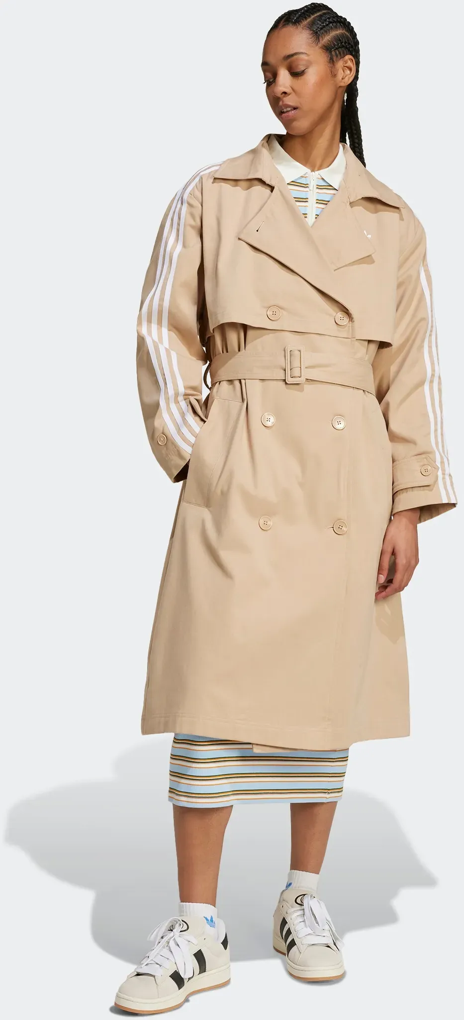 adidas Originals Trenchcoat »TCOAT TWILL«, (1 tlg.) adidas Originals Magic Beige XS