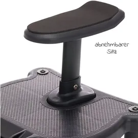 fillikid Buggy Board Basic mit Sitz Schwarz