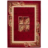 Tapiso Teppich, Rot, Beige, Textil, Rechteckig, 100x200 cm, Teppiche & Böden, Teppiche