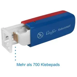 Klebespender Stempel 6,5m transparent LÄUFER 99152
