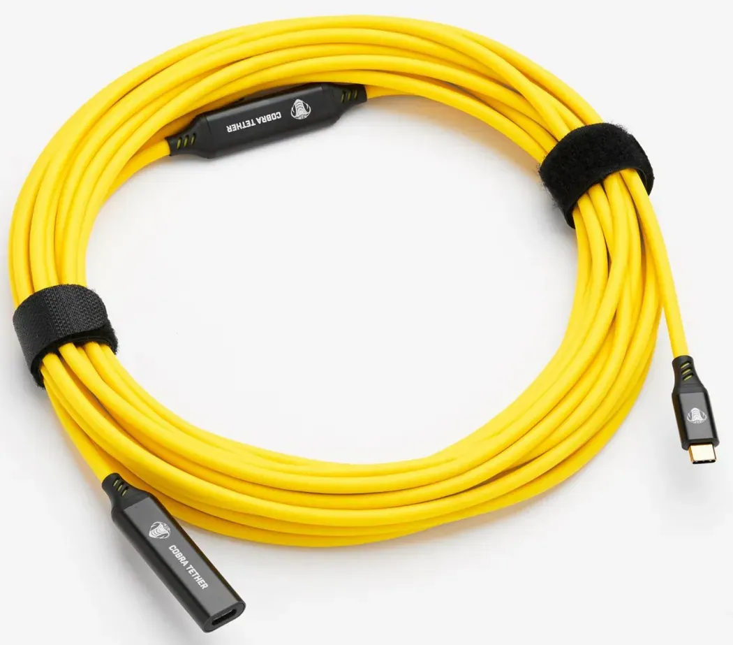CobraTether Max Reach Bundle 20M 5G Gelb Gerade