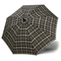 Doppler Regenschirm Fiber Golf Flex Automatic Check Umbrella Brown / Beige