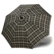 Doppler Regenschirm Fiber Golf Flex Automatic Check Umbrella Brown / Beige