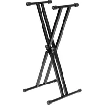 Stagg KXS-A6 doppelstrebiger Keyboardständer schwarz