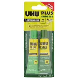 UHU 2-Komponenten-Epoxidharzkleber plus endfest Tube 33g