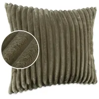 Kisska Dekokissen Kissenbezug Sofakissen Pillow Plüsch Kuschelkissen Zierkissen Cord