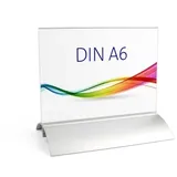 envigo Tischaufsteller »Aluminium Clip« DIN A6 quer