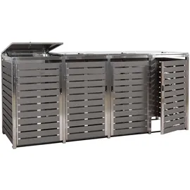 Proregal Mülltonnenverkleidung 120 x 264 x 85 cm anthrazit