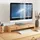 [en.casa] Monitorständer Hallstahammar 56x18x9,5 cm Bambus, 2 Schubladen, 56x9.5x18 Arbeitszimmer, Schreibtische