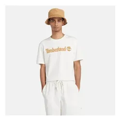 Timberland für Herren. TB0A5UPQCM91 Kennebec Fluss T-shirt weiß (L), Lässig, Baumwolle, Kurzarm