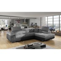 yourhouse24 Ecksofa ANTON L-form Schlafsofa Wohnlandschaft Links Rechts Couch Bettkasten