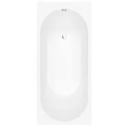 Villeroy und Boch Oberon 2.0 Rechteck-Badewanne UBQ181OBR2DV-01 180x80cm, weiß
