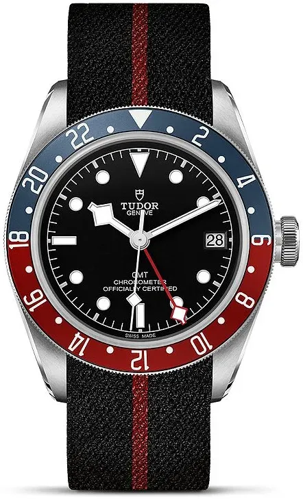 Tudor Herrenuhr Black Bay GMT M79830RB-0003 - silber