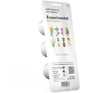 Click & Grow Click and Grow Experimentelle Nachfüllpackung für Smart Herb Garden (3 Stück), Weiß