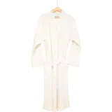Egeria Unisex-Bademantel Pure, Baumwolle, Kimono-Kragen, Gürtel, Kimono beige XL