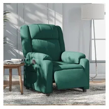 vidaXL Relaxsessel Elektrisch 95 x 99 x 95 cm Dunkelgrün