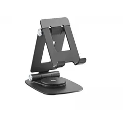 MaxMount Aluminium Tablette Ständer und Handy Halterung - Schwarz